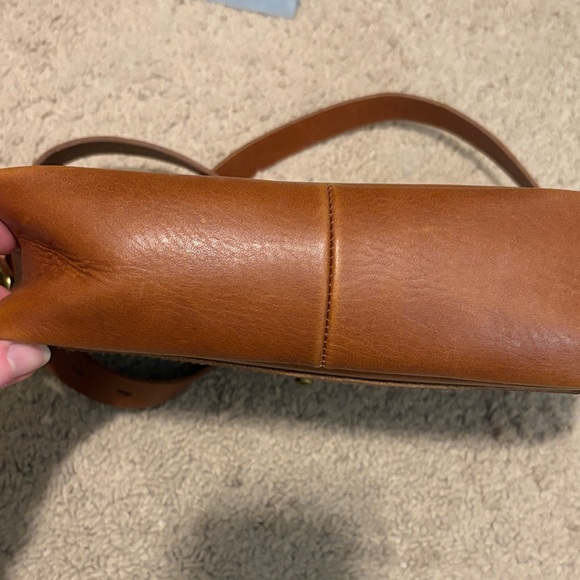Madewell Tan Brown Leather Crossbody Bag - Picture 4 of 5